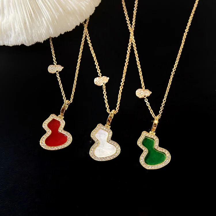 Top Quality Geo Zircon Gourd Chains Necklace for Women Designer Jewelry Luxury Trendy Gothic Punk Runway Fine Gift Rare Mix 7236
Top Quality Geo Zircon Gourd Chains Necklace for Women Designer Jewelry Luxury Trendy Gothic Punk Runway Fine Gift Rare Mix 7236