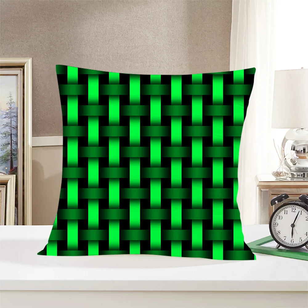 CLOOCL Newest Fashion Pillowcase Green Woven Pattern 3D Double-sided Printed Pillow Case Living Room Decor Cushion Cover
CLOOCL Newest Fashion Pillowcase Green Woven Pattern 3D Double-sided Printed Pillow Case Living Room Decor Cushion Cover