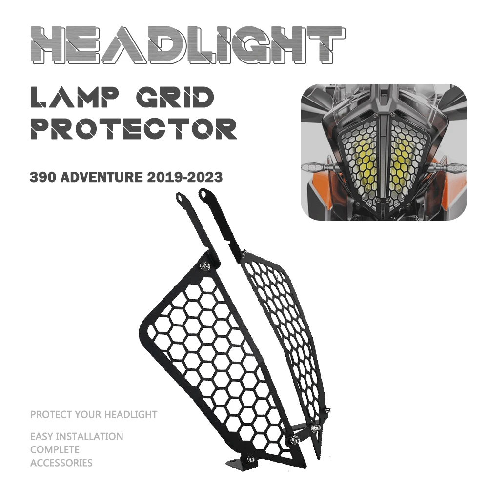 For 390 ADVENTURE 2019 2020 2021 390ADVENTURE Motorcycle Head Light Guard Front Headlight Head Lamp Grille Guard Cover Protector
For 390 ADVENTURE 2019 2020 2021 390ADVENTURE Motorcycle Head Light Guard Front Headlight Head Lamp Grille Guard Cover Protector