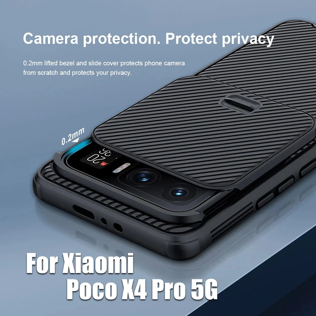 Poco X4 Pro 5G Case Original NILLKIN CamShield Camera Protection Lens Slide Cover For Xiaomi Poco X4 Pro 5G X4Pro Shell Casing
Poco X4 Pro 5G Case Original NILLKIN CamShield Camera Protection Lens Slide Cover For Xiaomi Poco X4 Pro 5G X4Pro Shell Casing