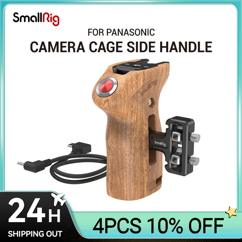 SmallRig Camera Cage Side Handle Featuring 1/4"Thread Holes With Remote Trigger For Panasonic Mirrorless Cameras 2934
SmallRig Camera Cage Side Handle Featuring 1/4"Thread Holes With Remote Trigger For Panasonic Mirrorless Cameras 2934