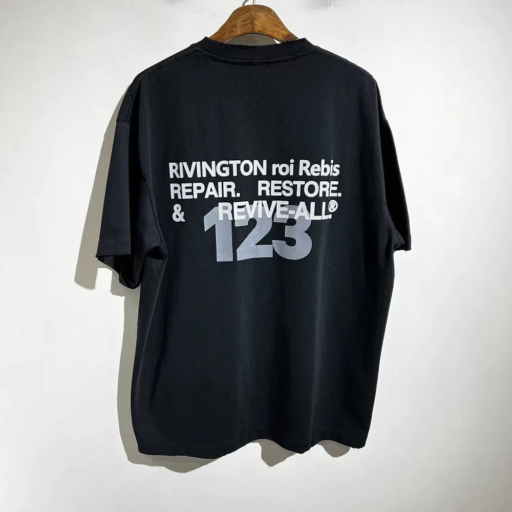 High Street 123 1:1 Letter Logo Print Oversized T-shirt Casual Cotton Top Tees Y2k Streetwear Woman and Clothes Men's Clothing
High Street 123 1:1 Letter Logo Print Oversized T-shirt Casual Cotton Top Tees Y2k Streetwear Woman and Clothes Men's Clothing