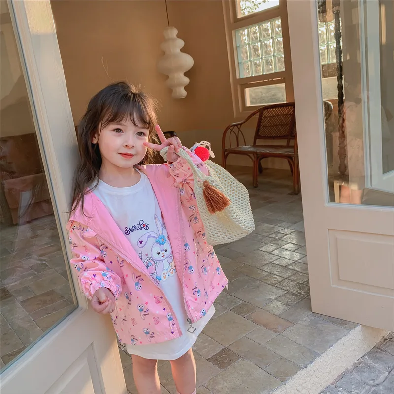 2022 Cute Girls Pink Coat Toddler Jacket With Hood Kids Oversized Print Coat Autumn Spring Fashion Korea Children Zip-Up Hood
2022 Cute Girls Pink Coat Toddler Jacket With Hood Kids Oversized Print Coat Autumn Spring Fashion Korea Children Zip-Up Hood