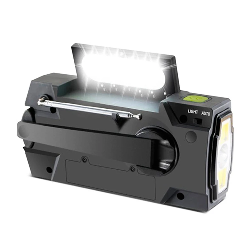 Hot-Multifunctional Radio Hand Crank Solar Crank Dynamo Powered AM/FM/WB Weather Radio With LED Lights 4000Mah
Hot-Multifunctional Radio Hand Crank Solar Crank Dynamo Powered AM/FM/WB Weather Radio With LED Lights 4000Mah