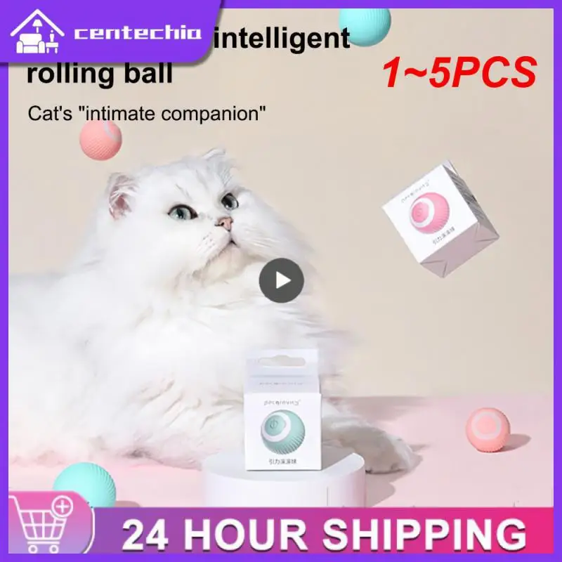 1~5PCS Smart Electric Cat Ball Toys Automatic Rolling Cat Toys for Cats Training Self-moving Kitten Toys for Indoor Interactive
1~5PCS Smart Electric Cat Ball Toys Automatic Rolling Cat Toys for Cats Training Self-moving Kitten Toys for Indoor Interactive