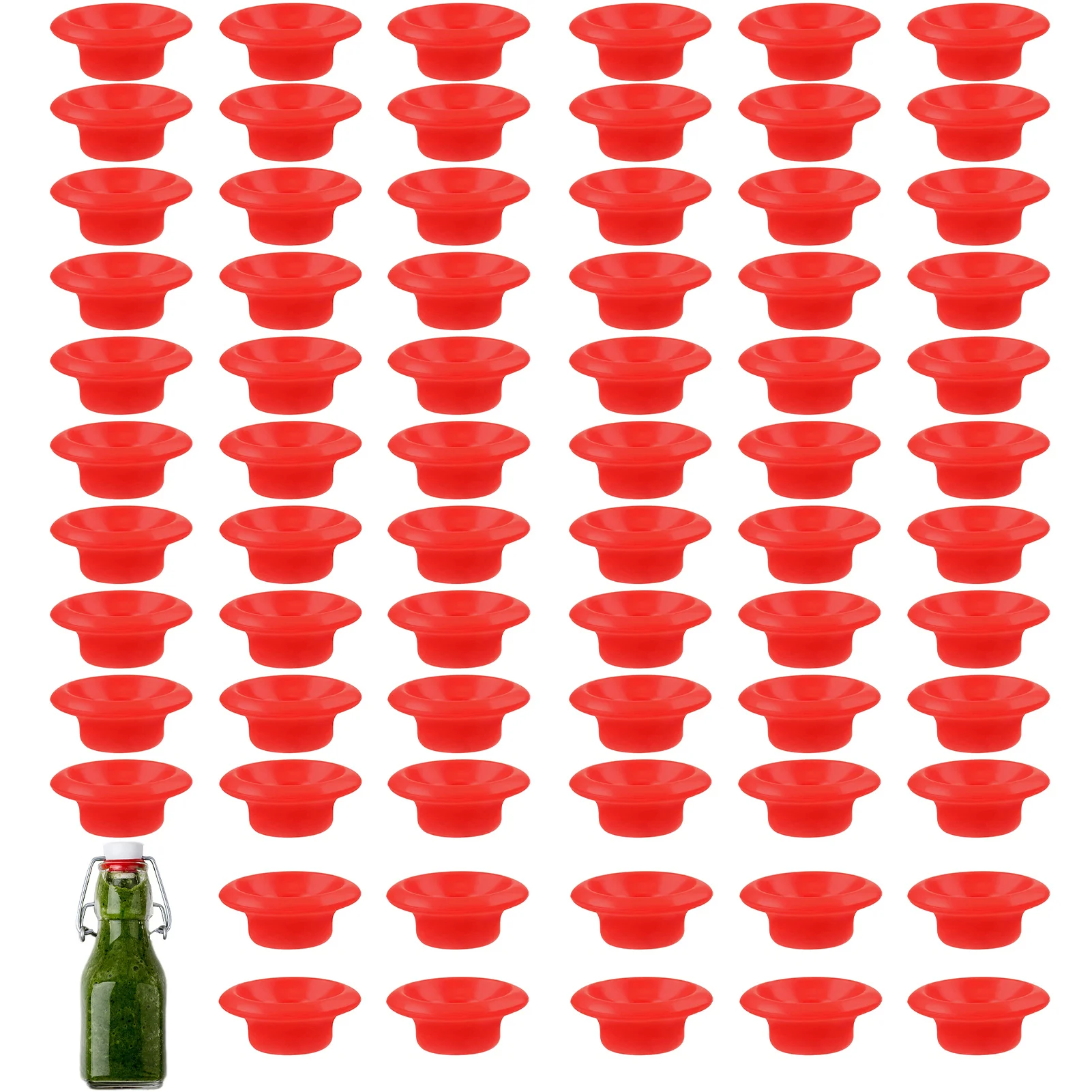 70pcs Silicone Rubber Washer Home Brewing Beer Bottle Cap Gasket High Temperature Leak-Proof Bottle Cap Sealer For Soda And
70pcs Silicone Rubber Washer Home Brewing Beer Bottle Cap Gasket High Temperature Leak-Proof Bottle Cap Sealer For Soda And