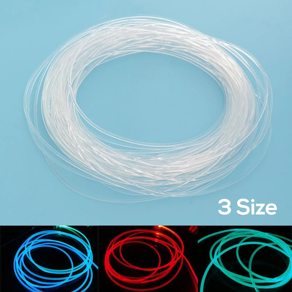 Optic Fiber Cable PMMA Side Glow Cable 2/3mm Diameter 3/5M Length LED Lights Bright Cable For Car Decoration Accessories
Optic Fiber Cable PMMA Side Glow Cable 2/3mm Diameter 3/5M Length LED Lights Bright Cable For Car Decoration Accessories