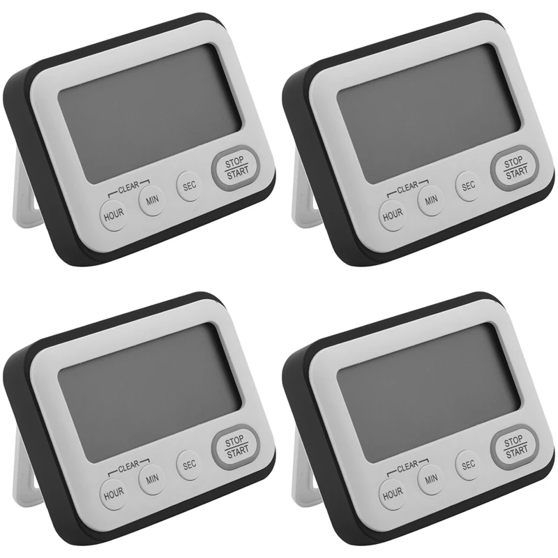 4X Digital Kitchen Countdown Timer: Teachers Classroom Counter Large LCD Loud Magnetic Clip Kids Simple Clock Mini Small
4X Digital Kitchen Countdown Timer: Teachers Classroom Counter Large LCD Loud Magnetic Clip Kids Simple Clock Mini Small