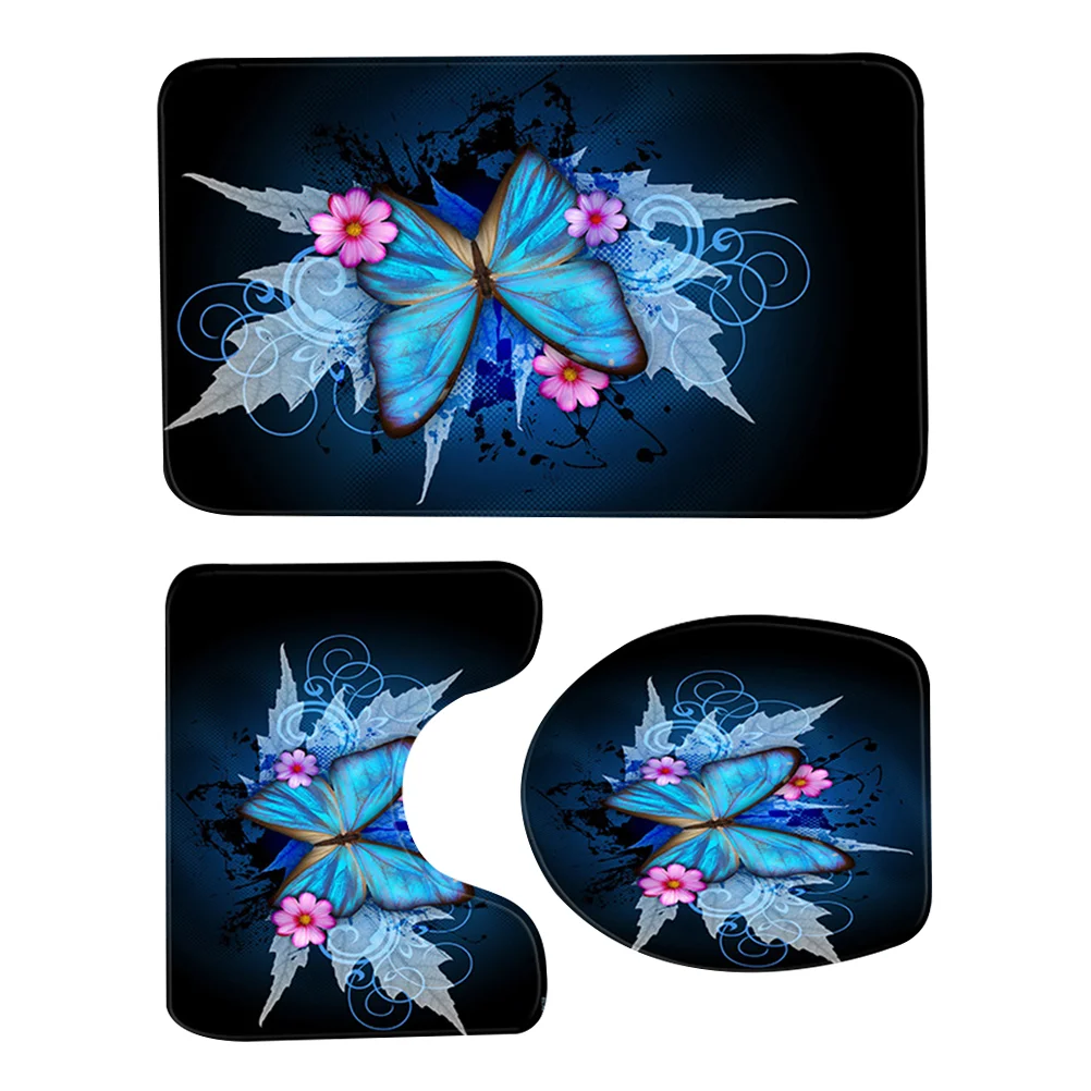 1 Set/3pcs Fashion Bathroom Mat Set Anti-slip Washroom Carpet Mat Toilet Seat Lid Cover for Home Hotel (Butterfly Pattern)
1 Set/3pcs Fashion Bathroom Mat Set Anti-slip Washroom Carpet Mat Toilet Seat Lid Cover for Home Hotel (Butterfly Pattern)