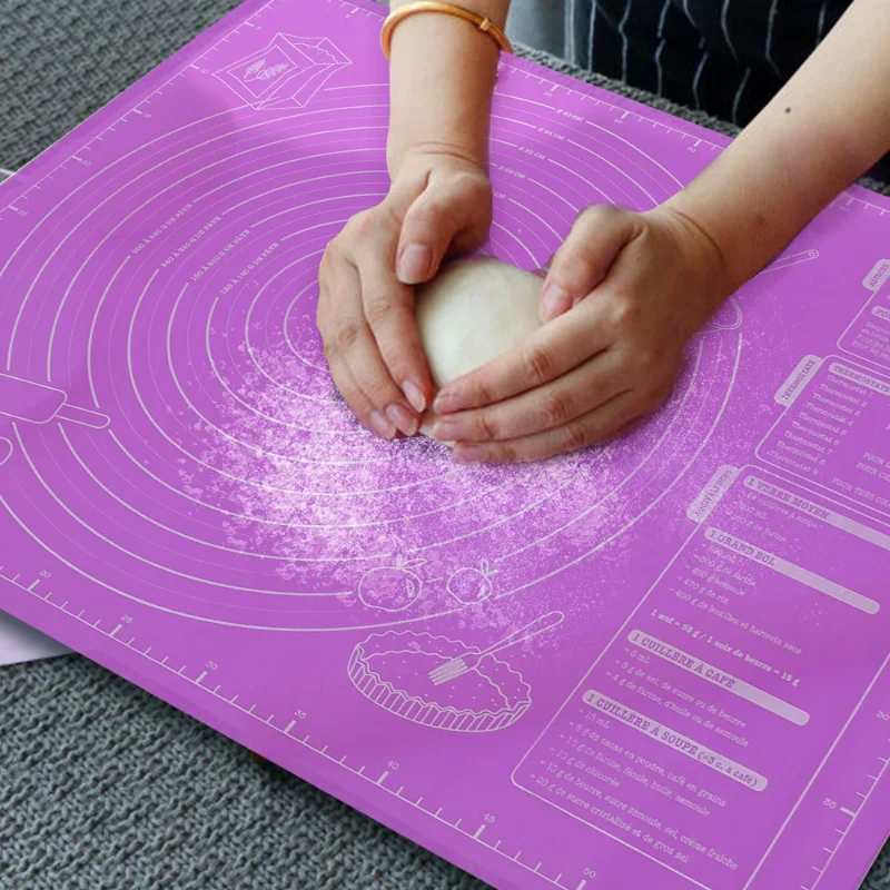 Silicone Rolling Dough Mat Large Non-Stick Silicone Pad Baking Mat Sheet Fondant Pizza Cookie Brownie Maker Holder Pastry Tools
Silicone Rolling Dough Mat Large Non-Stick Silicone Pad Baking Mat Sheet Fondant Pizza Cookie Brownie Maker Holder Pastry Tools