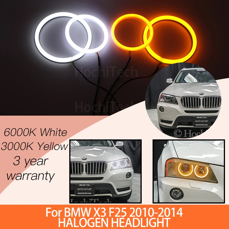1 Set White+yellow Cotton Light Angel Eyes Halo Ring Kits for BMW X3 F25 2010 2011 2012 2013 2014 HALOGEN HEADLIGHT
1 Set White+yellow Cotton Light Angel Eyes Halo Ring Kits for BMW X3 F25 2010 2011 2012 2013 2014 HALOGEN HEADLIGHT