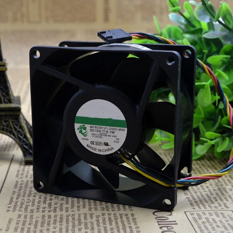 Новый оригинальный телефон MF80381V1-D000-M99 12V 6,1 W 8cm 8038 4-проводной вентилятор
Новый оригинальный телефон MF80381V1-D000-M99 12V 6,1 W 8cm 8038 4-проводной вентилятор