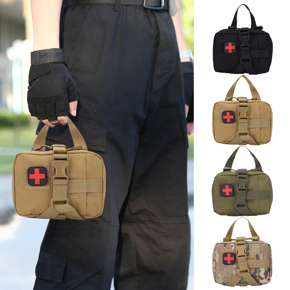 100D Nylon EMT Utility Pack Portable Survival Tool Pouch Multi Functional Emergency for Camping Running for Sports Hunting
100D Nylon EMT Utility Pack Portable Survival Tool Pouch Multi Functional Emergency for Camping Running for Sports Hunting