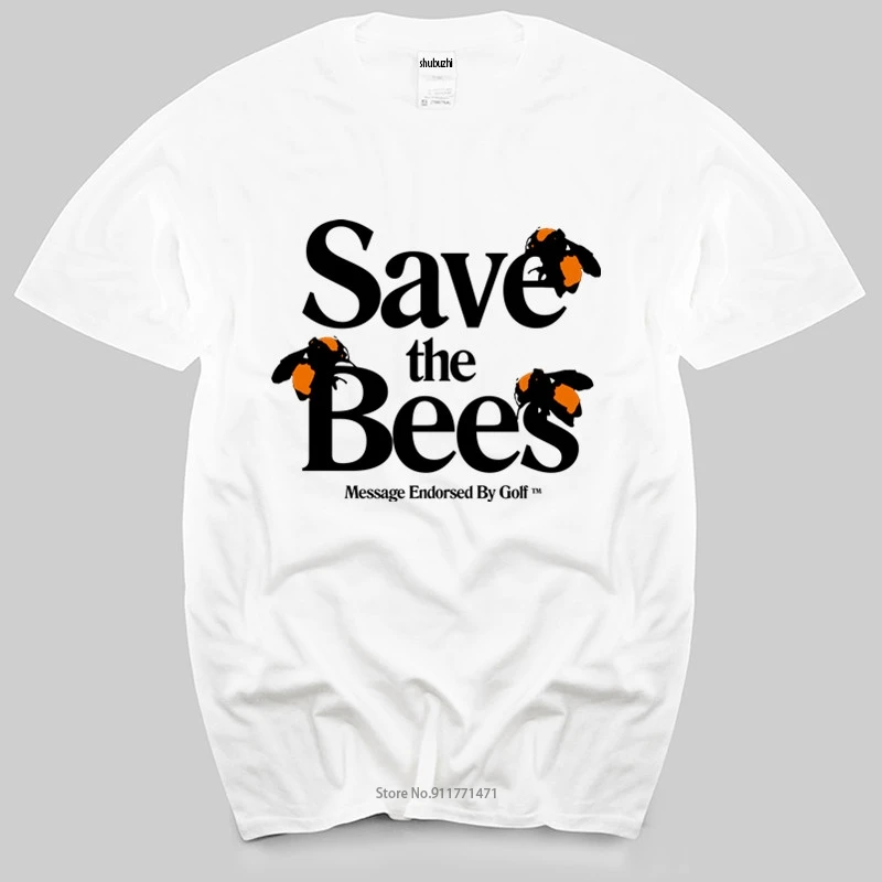 Black men t shirt euro size Man crew neck t-shirt Tyler The Creator SAVE THE BEES Golf Wang Skate T-shirt drop shipping
Black men t shirt euro size Man crew neck t-shirt Tyler The Creator SAVE THE BEES Golf Wang Skate T-shirt drop shipping