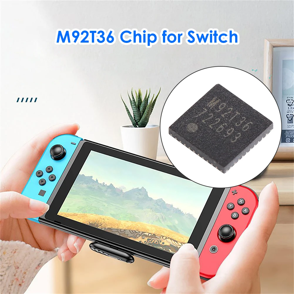 M92T36 Charge Game Tablet Power Charging Control IC Chip Replacementfor Nintendo Switch Motherboard Replacement Part
M92T36 Charge Game Tablet Power Charging Control IC Chip Replacementfor Nintendo Switch Motherboard Replacement Part