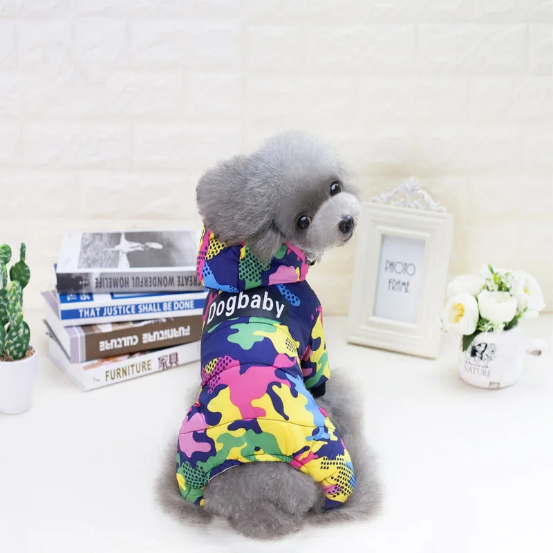 Fashion Camo Printed Small Dog Coat Warm Cotton Jacket Winter Clothes for Dogs Cats Christmas Clothes Puppy Dog Costume
Fashion Camo Printed Small Dog Coat Warm Cotton Jacket Winter Clothes for Dogs Cats Christmas Clothes Puppy Dog Costume
