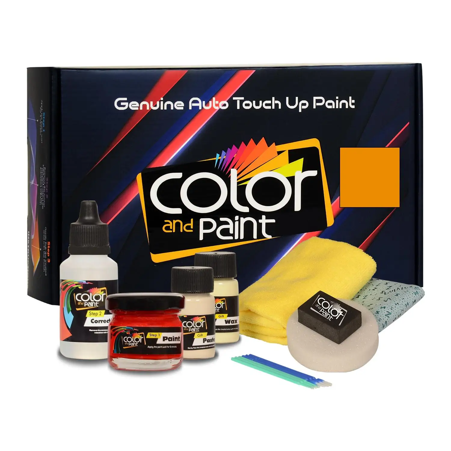 Color and Paint compatible with GMC Automotive Touch Up Paint - WHEATLAND YELLOW - WA253A - Basic Care
Color and Paint compatible with GMC Automotive Touch Up Paint - WHEATLAND YELLOW - WA253A - Basic Care