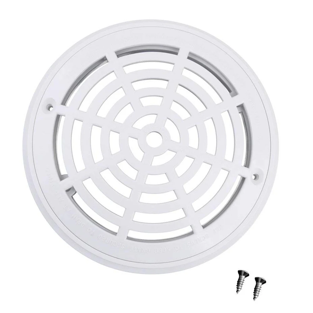 None Drain Cover Swimming Pool Main Drain Cover Universal White With Screws 1 Set 203 Mm 8Inch Cover Replacement
None Drain Cover Swimming Pool Main Drain Cover Universal White With Screws 1 Set 203 Mm 8Inch Cover Replacement