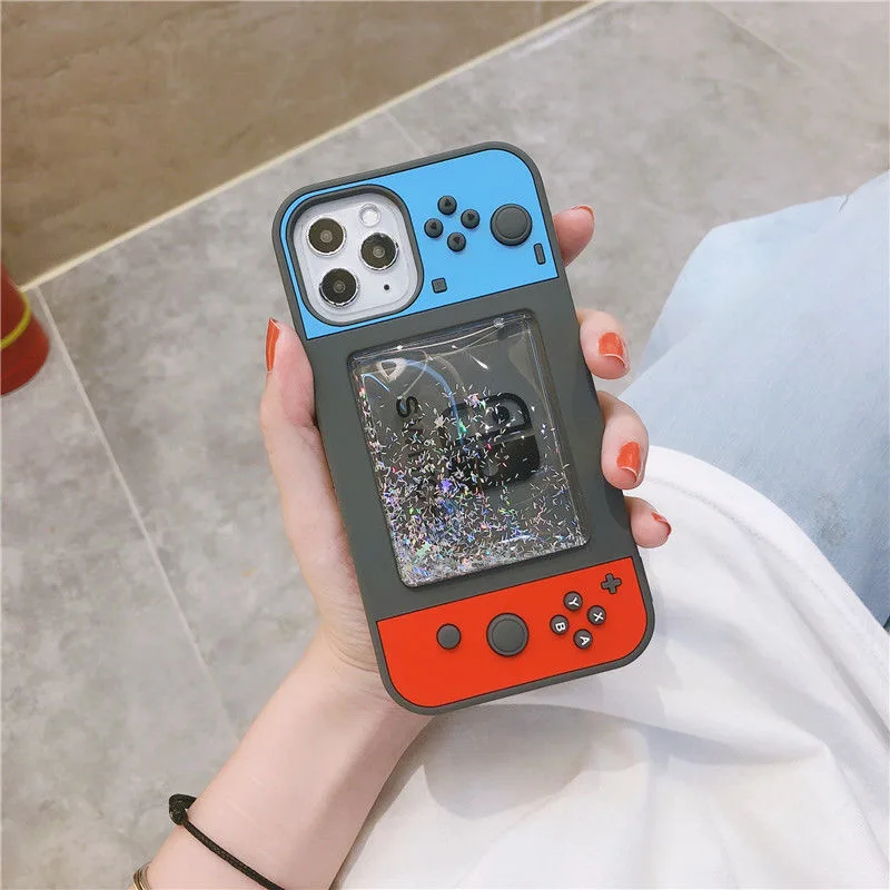 Switch Game Console Liquid Quicksand Phone Cases For iPhone 11 Pro Max 12 Mini XR XS MAX 8 X 7 Soft Silicone Gamepad Cover Gift
Switch Game Console Liquid Quicksand Phone Cases For iPhone 11 Pro Max 12 Mini XR XS MAX 8 X 7 Soft Silicone Gamepad Cover Gift