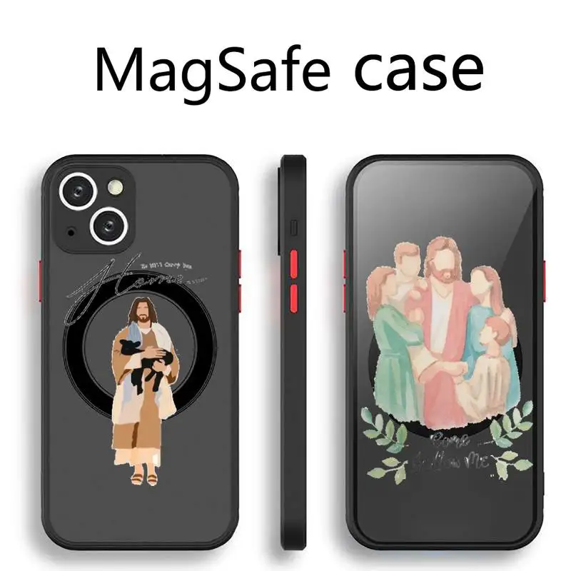 Faith Christian Religious Jesus Transparent Magsafe Magnetic Magnet phone Case For For iPhone 13 12 11 Pro Max Mini
Faith Christian Religious Jesus Transparent Magsafe Magnetic Magnet phone Case For For iPhone 13 12 11 Pro Max Mini