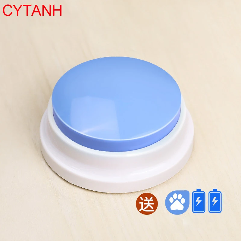 Pet Sound Box Recordable Talking Button Cat Voice Recorder Talking Toy For Pet Communication Tool Training Squeeze Box Dog Toys
Pet Sound Box Recordable Talking Button Cat Voice Recorder Talking Toy For Pet Communication Tool Training Squeeze Box Dog Toys