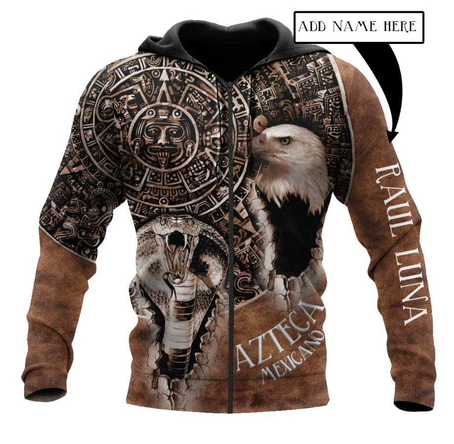 2021 Viking Aztec Warrior Tattoo Neue Mode Trainingsanzug casual 3D Print Zipper/Hoodie/Sweatshirt/Männer der Frauen stil -25
2021 Viking Aztec Warrior Tattoo Neue Mode Trainingsanzug casual 3D Print Zipper/Hoodie/Sweatshirt/Männer der Frauen stil -25