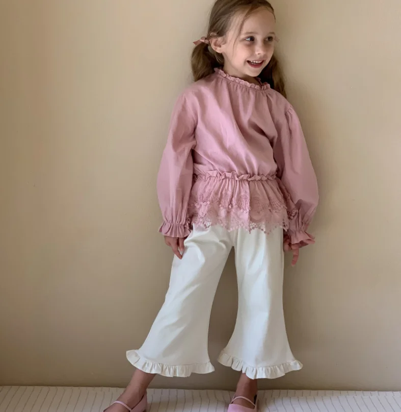 Retail 2023 New Baby Girls Fall Fashion Sets Pink Blouse + White Pants Princess Sweet Suits 2-7T
Retail 2023 New Baby Girls Fall Fashion Sets Pink Blouse + White Pants Princess Sweet Suits 2-7T