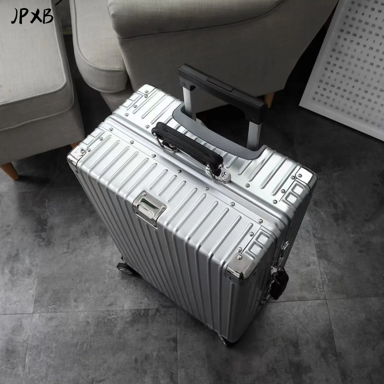100%Aluminum Magnesium Suitcases Luggage Female Boarding Trolley Case Password 20-Inch Travel with Wheels Free Shipping
100%Aluminum Magnesium Suitcases Luggage Female Boarding Trolley Case Password 20-Inch Travel with Wheels Free Shipping