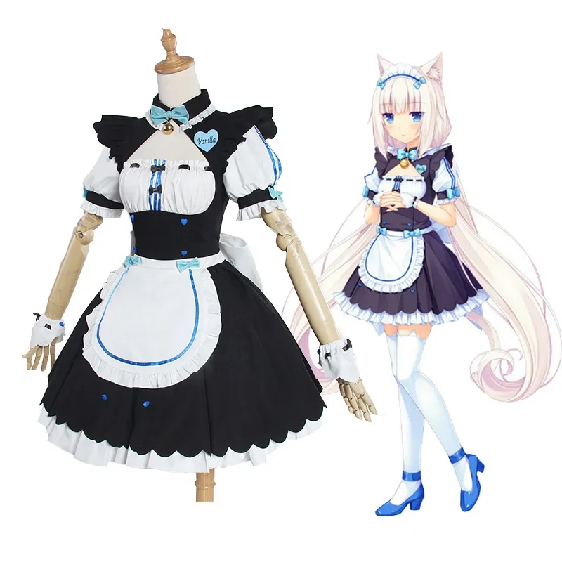 Vanilla NEKOPARA Cosplay Vanilla Chocolate Maid Dress Costume OVA Maid Uniform Cat Neko Girl Costume Full Set for Women
Vanilla NEKOPARA Cosplay Vanilla Chocolate Maid Dress Costume OVA Maid Uniform Cat Neko Girl Costume Full Set for Women