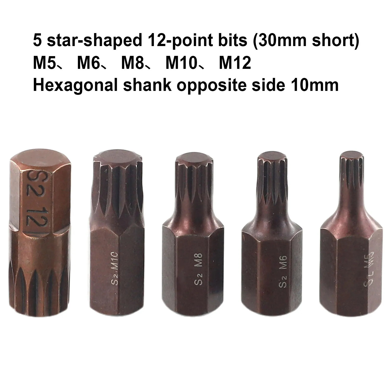 10mm Hex Shank Star Screwdriver Bit Alloy Steel For Impact Screwdriver Hand Tool High Precision M5/M6/M8/M10/M12
10mm Hex Shank Star Screwdriver Bit Alloy Steel For Impact Screwdriver Hand Tool High Precision M5/M6/M8/M10/M12
