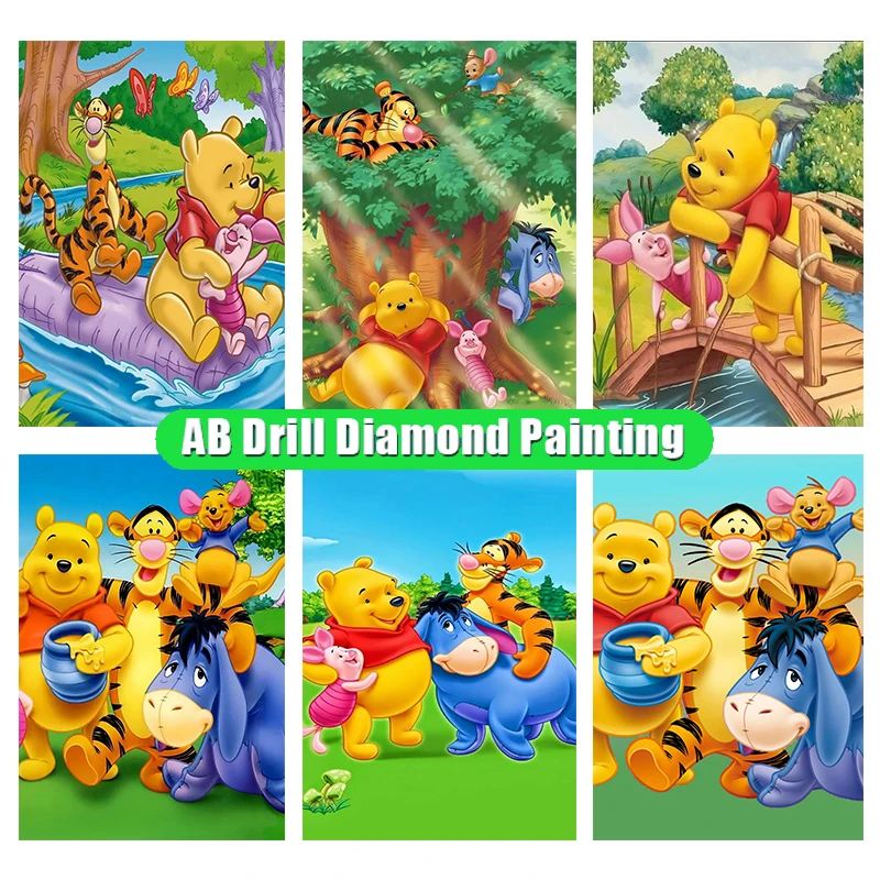 Алмазная живопись Disney 5D Diy Ab, Винни-Пух, алмазная вышивка, картина из искусственных страз, мозаика ручной работы, хобби, искусства, Ll239
Алмазная живопись Disney 5D Diy Ab, Винни-Пух, алмазная вышивка, картина из искусственных страз, мозаика ручной работы, хобби, искусства, Ll239