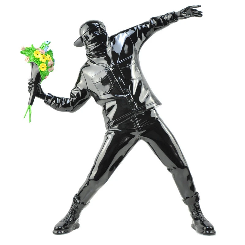 Banksy Flower Bomber Resin Figurine England Street Art Sculpture Statue Bomber Polystone Figure Collectible Art
Banksy Flower Bomber Resin Figurine England Street Art Sculpture Statue Bomber Polystone Figure Collectible Art