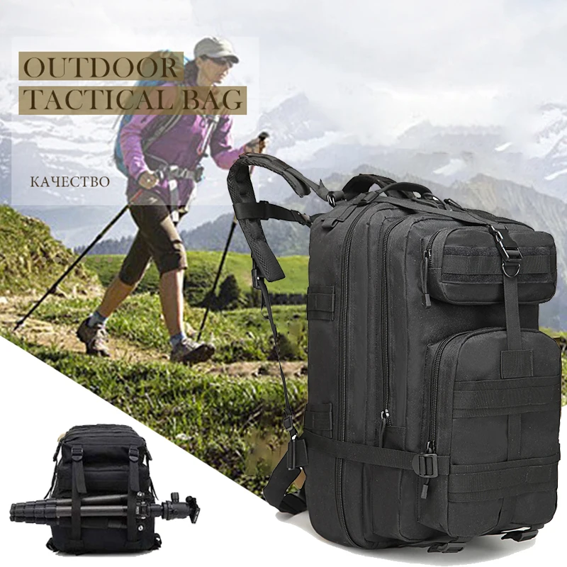 

25L/45L 1000D Nylon Waterproof Trekking Fishing Hunting Bag Backpack Outdoor Military Rucksacks Tactical Sports Camping Hiking