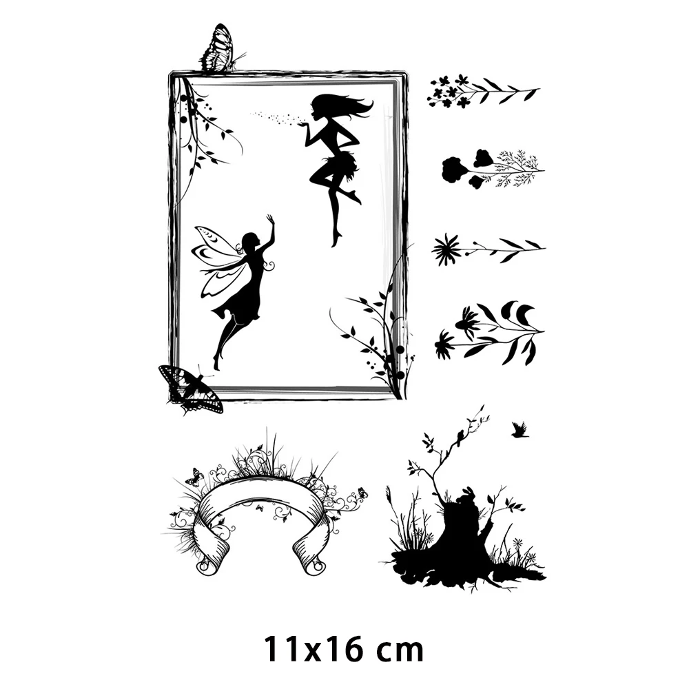 New Arrivals Plants Fairy Clear Stamps for DIY Scrapbooking Card Transparent Rubber Stamps Making Photo Album Crafts Template
New Arrivals Plants Fairy Clear Stamps for DIY Scrapbooking Card Transparent Rubber Stamps Making Photo Album Crafts Template