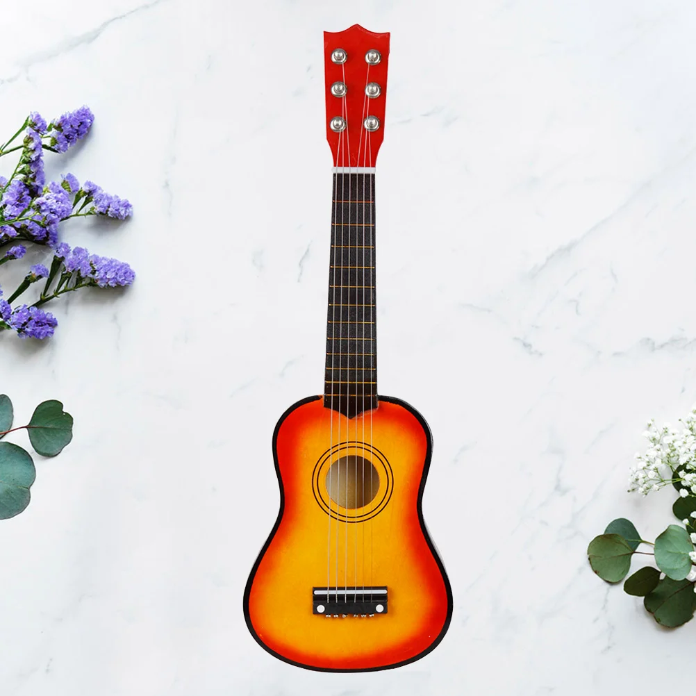21 Inch Childrens Toys Kdis Folk Instrument 6-string Music Beginner Guitar Basswood Wooden
21 Inch Childrens Toys Kdis Folk Instrument 6-string Music Beginner Guitar Basswood Wooden