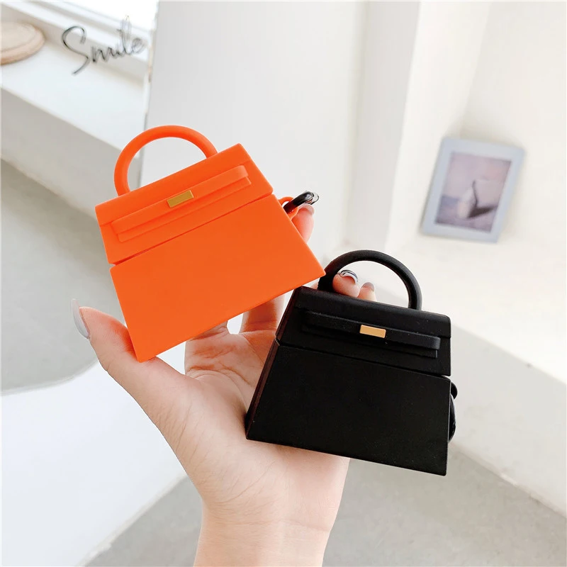 Mini Handbag Earphone Case for Apple Airpods 2 3 Generation Silicone Luxurious Bag Cover for AirPods Pro Protective Shell AirPod
Mini Handbag Earphone Case for Apple Airpods 2 3 Generation Silicone Luxurious Bag Cover for AirPods Pro Protective Shell AirPod