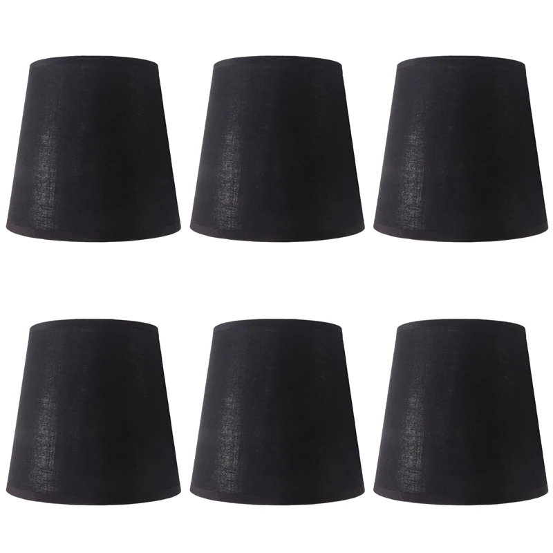Black Lamp Shades With Gold Lining Clip On Light Shades Candle Chandelier Lampshades, Set Of 6
Black Lamp Shades With Gold Lining Clip On Light Shades Candle Chandelier Lampshades, Set Of 6