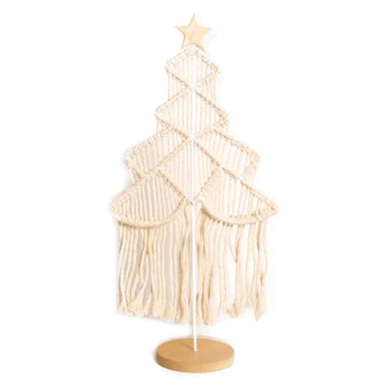 Macrame Hand-Woven Christmas Tree Ornaments Bohemia Art Tassel For Desktop Window Christmas Decoration
Macrame Hand-Woven Christmas Tree Ornaments Bohemia Art Tassel For Desktop Window Christmas Decoration