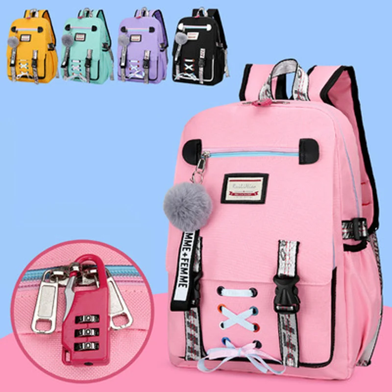 5colors Pink Canvas Backpack Women School Bags for Teenage Girls Preppy Style Large Capacity Back Pack Rucksack Youth Bagpack
5colors Pink Canvas Backpack Women School Bags for Teenage Girls Preppy Style Large Capacity Back Pack Rucksack Youth Bagpack
