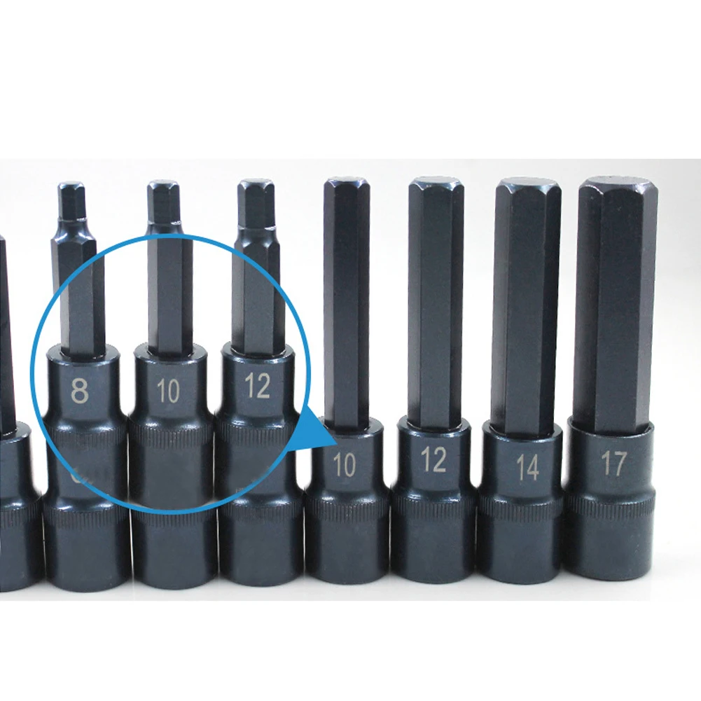 1/2Inch Drive Hexagon Socket Screwdriver Wrench Hex Socket Wrench 100mm H4-H17 1/2 Interface Screwdriver Adapter Hand Tools
1/2Inch Drive Hexagon Socket Screwdriver Wrench Hex Socket Wrench 100mm H4-H17 1/2 Interface Screwdriver Adapter Hand Tools