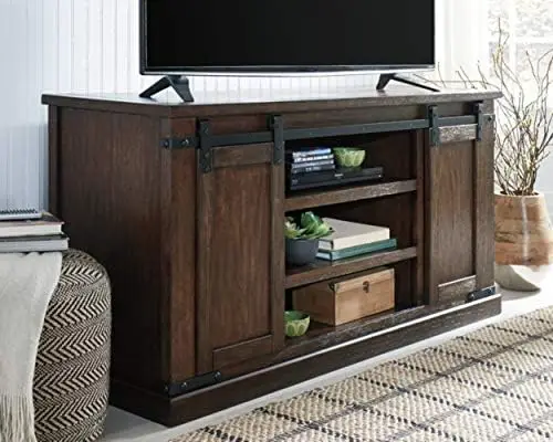 Farmhouse TV Stand Fits TVs up to 48", Sliding Barn Door with 4 Adjustable Shelves, Whitewash Bathroom shelves Shelves Bathroom
Farmhouse TV Stand Fits TVs up to 48", Sliding Barn Door with 4 Adjustable Shelves, Whitewash Bathroom shelves Shelves Bathroom