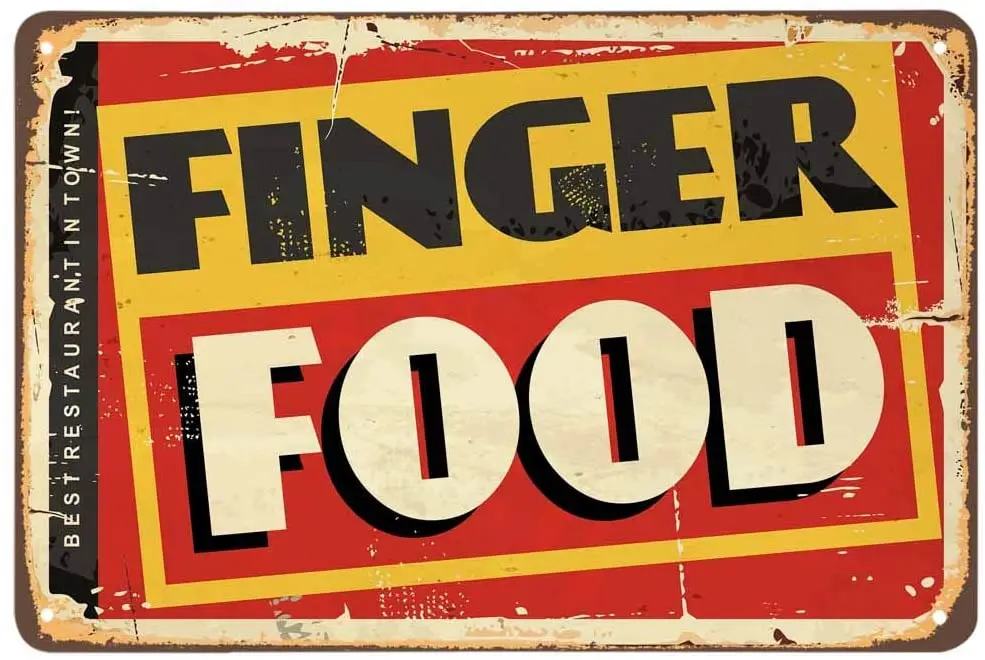 Finger Food Tin Sign,Rectangle Circle Oval Geometric Word Shadow Splash Scratch Vintage Metal Tin Signs
Finger Food Tin Sign,Rectangle Circle Oval Geometric Word Shadow Splash Scratch Vintage Metal Tin Signs