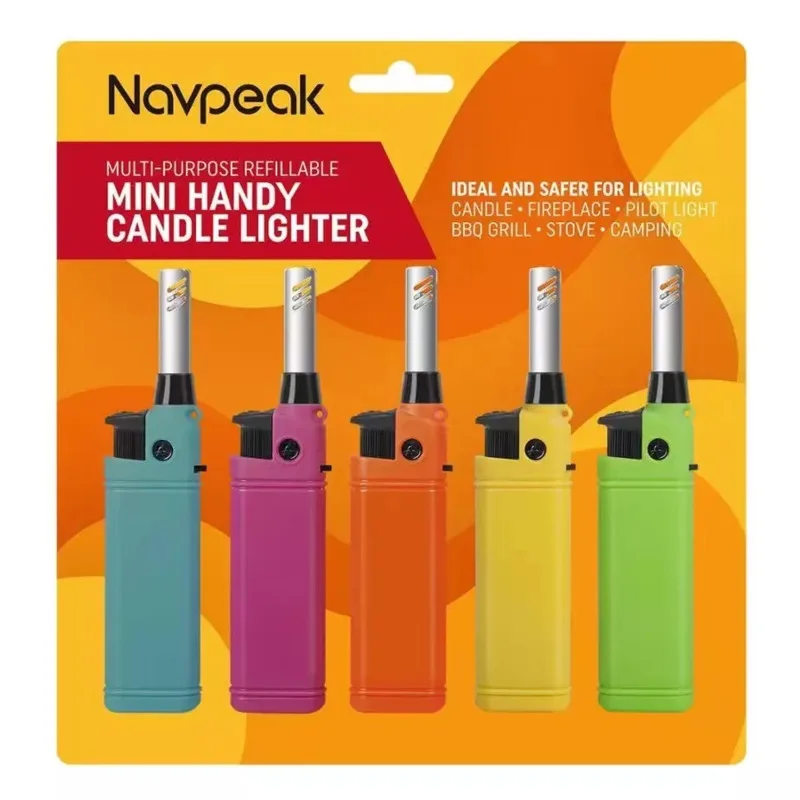 Mini Lighter Kitchen Candle BBQ Refillable Plastic Butane Gas Lighters Outdoor Cigarette Lighter Cigarette Accessories
Mini Lighter Kitchen Candle BBQ Refillable Plastic Butane Gas Lighters Outdoor Cigarette Lighter Cigarette Accessories
