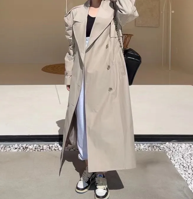 SuperAen Retro Fashion Autumn and Winter New 2022 Long Windbreaker Female Solid Color Fashion Casual Trench Coat for Women
SuperAen Retro Fashion Autumn and Winter New 2022 Long Windbreaker Female Solid Color Fashion Casual Trench Coat for Women