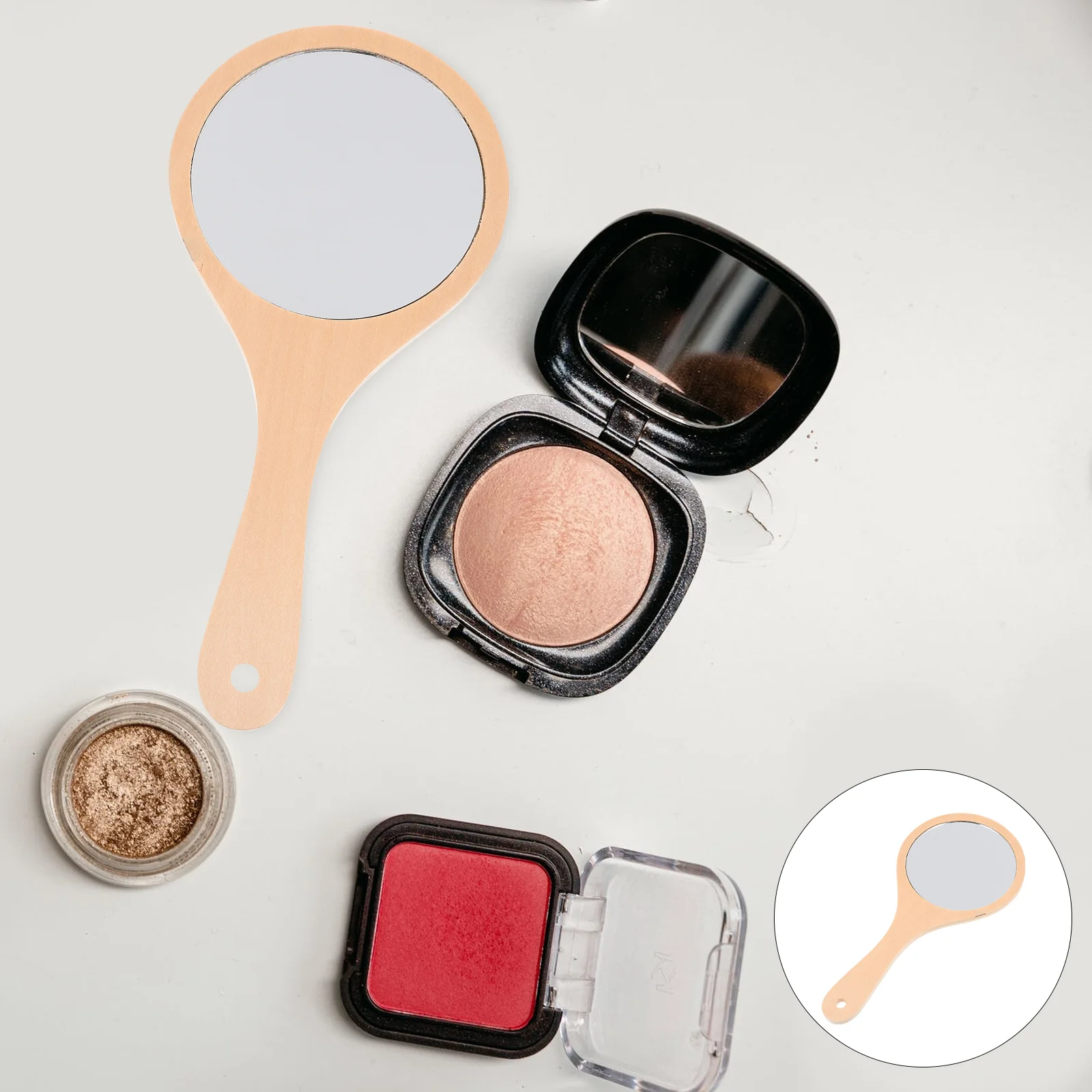 Mirror Hand Makeup Wooden Vanity Round Handle Portable Cosmetic Small Travel Mini Salon Unbreakable Orthodontic Dentist Dental
Mirror Hand Makeup Wooden Vanity Round Handle Portable Cosmetic Small Travel Mini Salon Unbreakable Orthodontic Dentist Dental