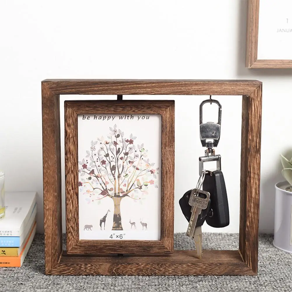 Wooden Picture Frame Creative 360 Degree Rotating Ornament Mothers Day Gifts Birthday Gifts For 4x6 Photo
Wooden Picture Frame Creative 360 Degree Rotating Ornament Mothers Day Gifts Birthday Gifts For 4x6 Photo