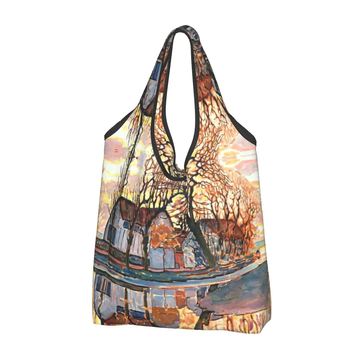Farm Near Duivendrecht Groceries Shopping Tote Bags Women Piet Mondrian Abstract Art Shoulder Shopper Bag Large Capacity Handbag
Farm Near Duivendrecht Groceries Shopping Tote Bags Women Piet Mondrian Abstract Art Shoulder Shopper Bag Large Capacity Handbag