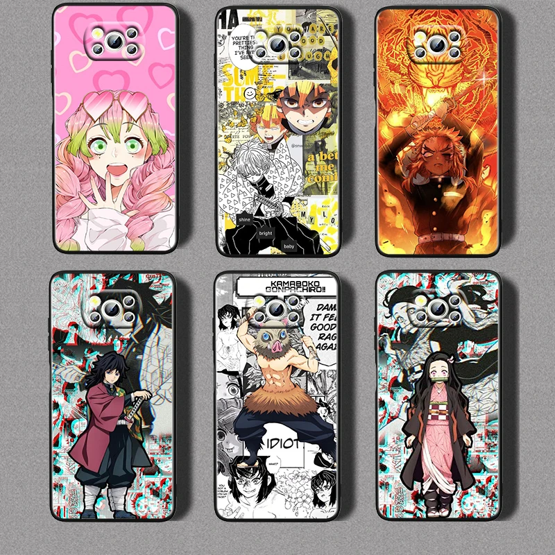 Manga Kimetsu no Yaiba For Xiaomi Civi Mi Poco X3 NFC F3 GT M4 M3 M2 X2 F2 Pro C3 F1 Silicone Shell Capa Black Phone Case
Manga Kimetsu no Yaiba For Xiaomi Civi Mi Poco X3 NFC F3 GT M4 M3 M2 X2 F2 Pro C3 F1 Silicone Shell Capa Black Phone Case
