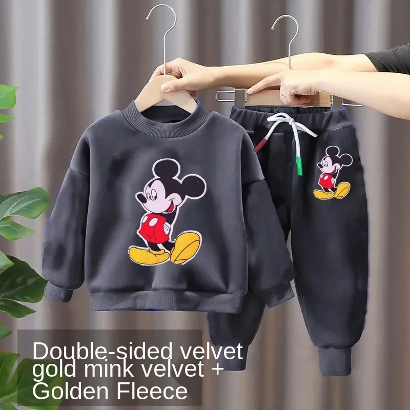 Toddler Cartoon Disney Baby Boy Clothes Suits Sportswear Mickey Mouse Hooded Coat+Pant Kid Sport Suit For Children Clothing
Toddler Cartoon Disney Baby Boy Clothes Suits Sportswear Mickey Mouse Hooded Coat+Pant Kid Sport Suit For Children Clothing