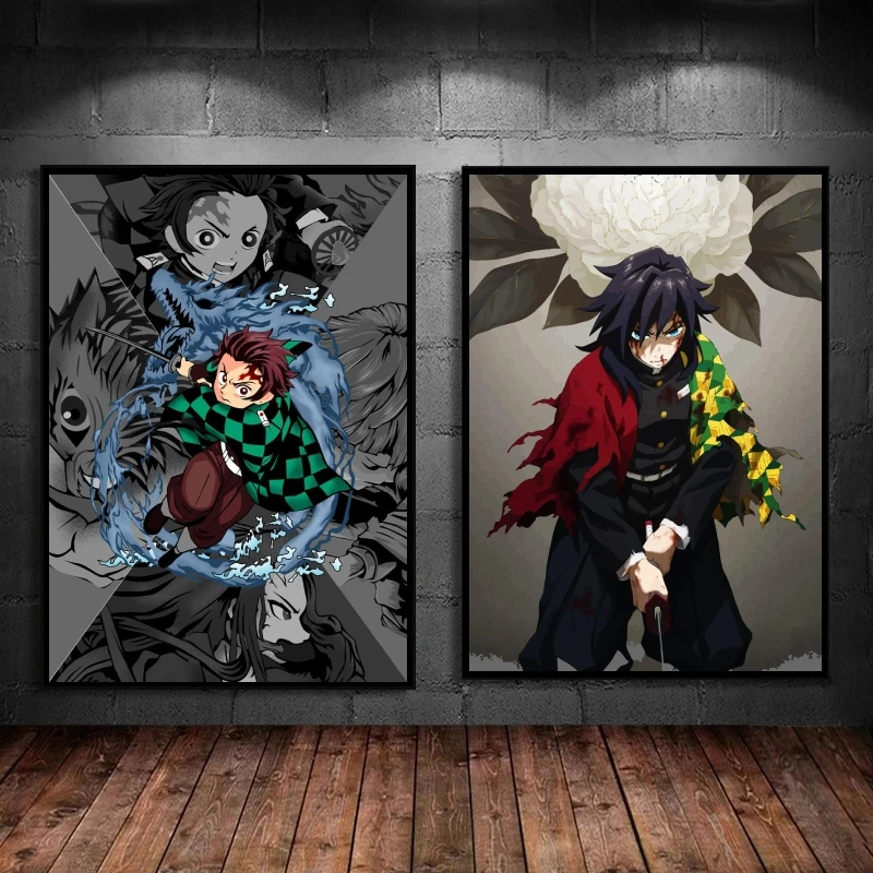 Japanese Anime Canvas Paintings Demon Slayer Kamado Tanjirou Wall Art Friends Gifts Decorative Modern Home Comics Pictures
Japanese Anime Canvas Paintings Demon Slayer Kamado Tanjirou Wall Art Friends Gifts Decorative Modern Home Comics Pictures